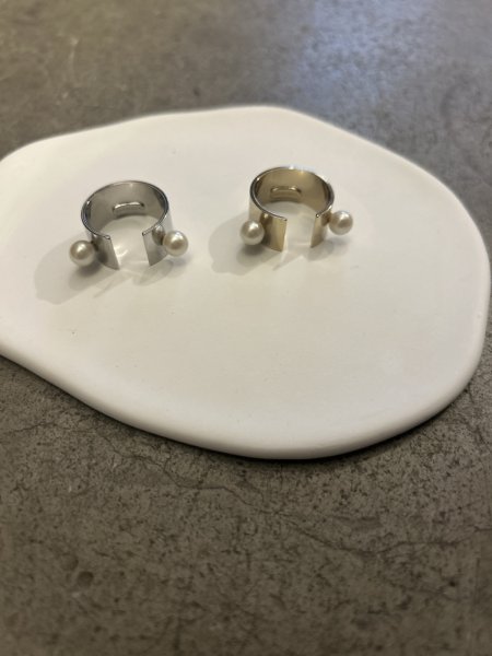 画像1: Sea'ds mara    Double pearl ring 25A2-27 (1)