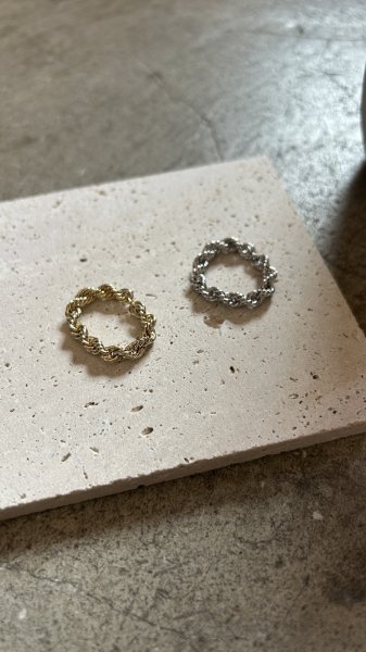 画像1: Sea'ds mara    French chain ring リング　25A3-51 (1)